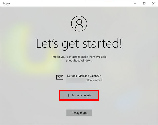 How to use the People app in Windows 10