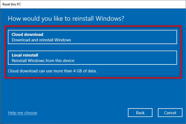 How to reset Windows 10 without losing your files