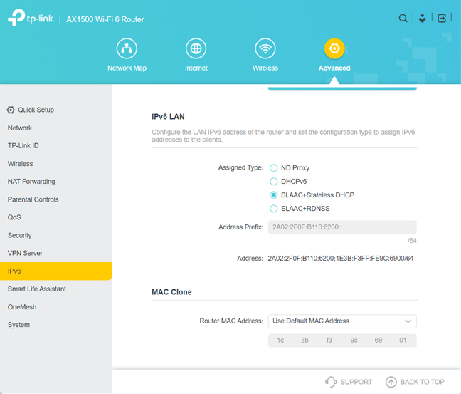 How to enable IPv6 on your TP-Link Wi-Fi 6 router