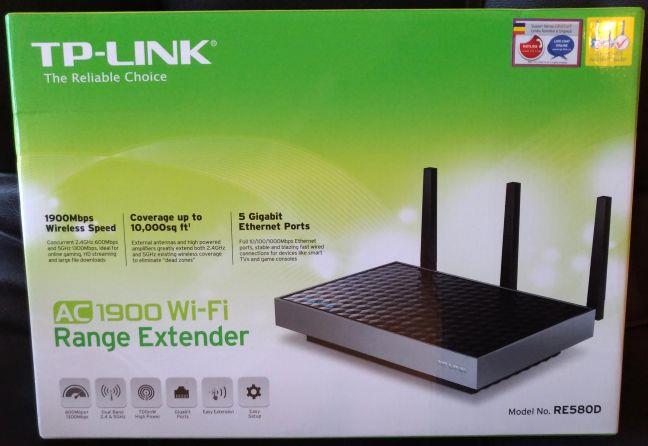 Reviewing the TP-LINK RE580D range extender - Impressive WiFi at 5 GHz!