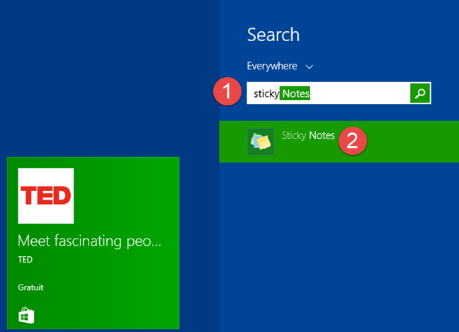 10 ways to start Sticky Notes in Windows (all versions)