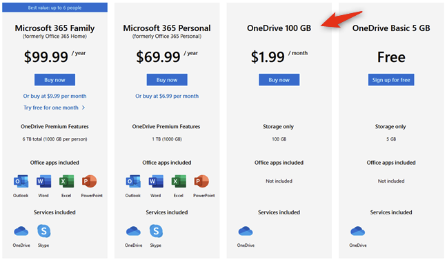 3 ways to add more space to your OneDrive storage