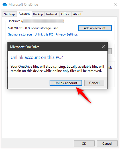 How to change OneDrives location in Windows 10