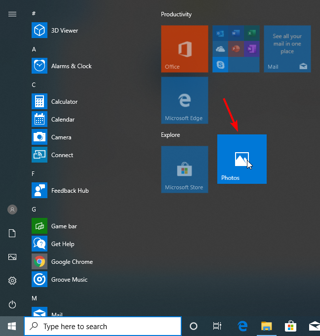 Manage groups of tiles and shortcuts on the Start Menu from Windows 10