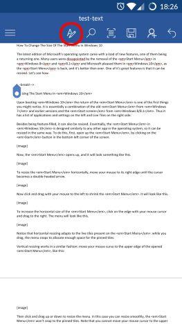 How to add and edit pictures and shapes, in Microsoft Word for Android