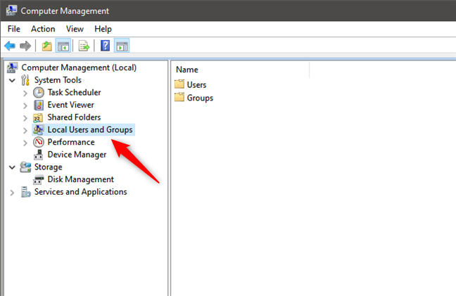 How to manage local users and groups in Windows 10 using lusrmgr.msc