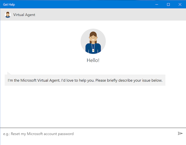 How to use the Get Help app in Windows 10 to contact Microsofts support service