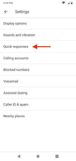 How to change quick response messages on your Android smartphone