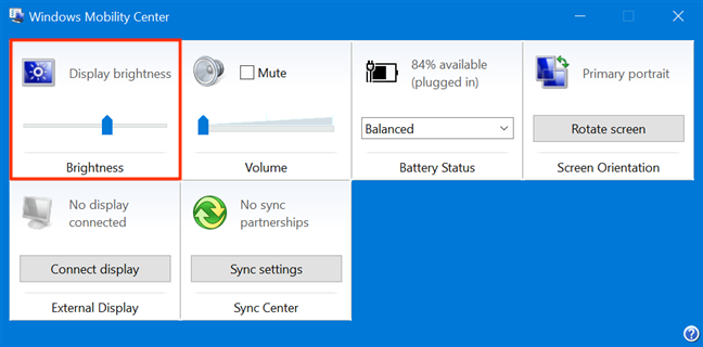 7 ways to adjust the screen brightness in Windows 10