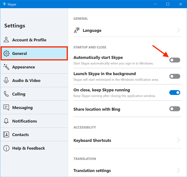 How to stop Skype from starting automatically in Windows 10
