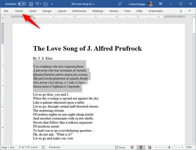 4 ways to align text in Microsoft Word