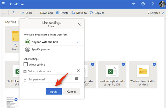 4 ways to share files and folders from OneDrive