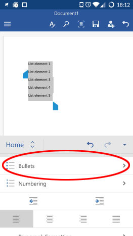 How To Create Lists In Microsoft Word For Android