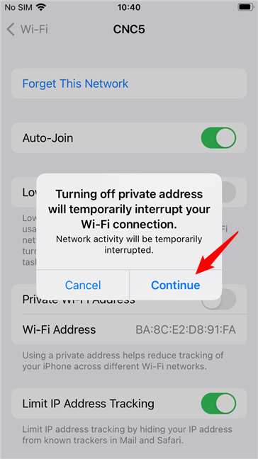 How to find and change the MAC address on your iPhone (or iPad)