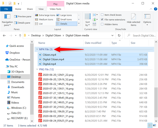 How to sort, group, and filter files & folders in Windows 10s File Explorer