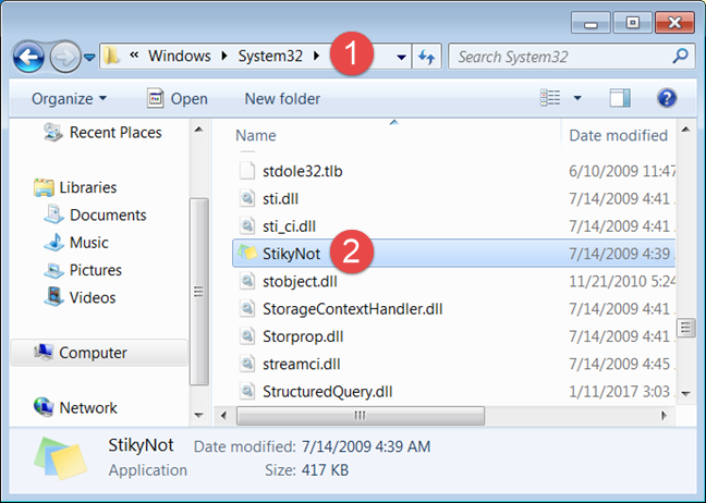 10 ways to start Sticky Notes in Windows (all versions)