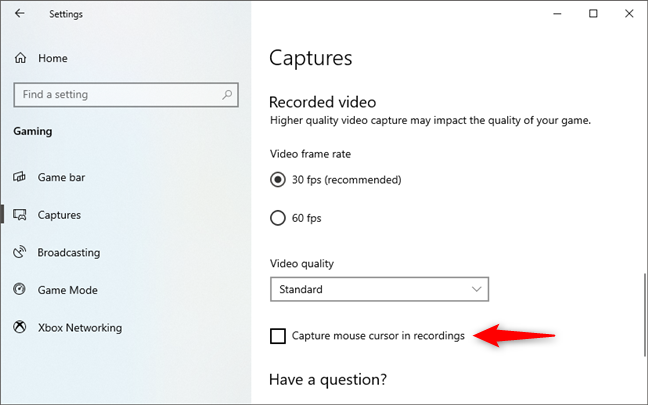 How can I record my gameplay on a Windows 10 PC?