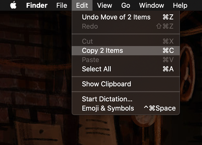 5 ways to Cut, Copy, and Paste files and folders on a Mac