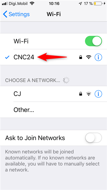 How to set the use of a proxy server for Wi-Fi, on an iPhone or an iPad