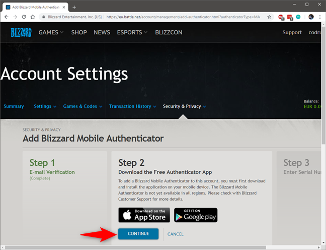 Enable and use two-factor authentication (2FA) for your Blizzard account