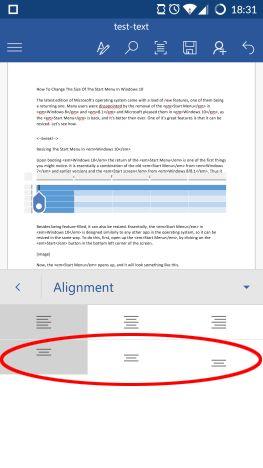 How to insert and edit tables in Microsoft Word for Android