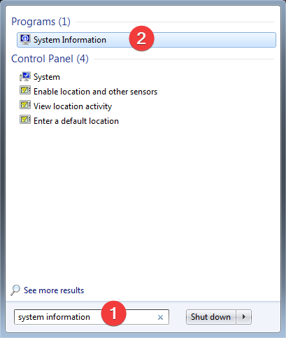 10 ways to start System Information in Windows (all versions)