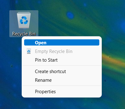 Where is the Recycle Bin in Windows 10 and Windows 11?