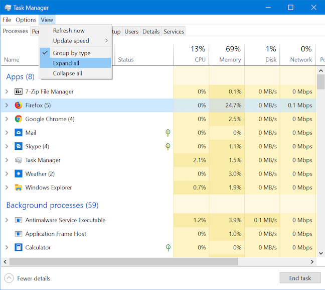 11 ways to manage running processes with the Task Manager in Windows 10