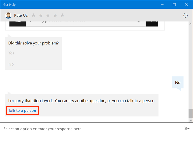 How to use the Get Help app in Windows 10 to contact Microsofts support service