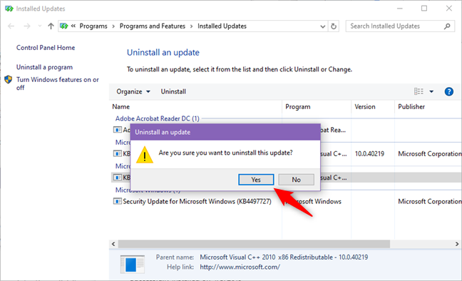 3 ways to uninstall Windows 10 updates