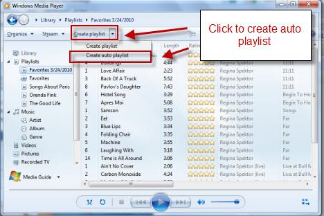 How to Create Playlists in Windows Media Player 12