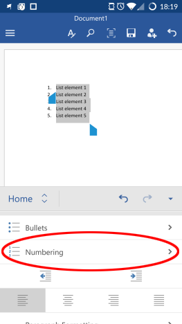 How To Create Lists In Microsoft Word For Android