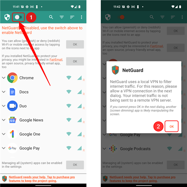 2 ways to block Android apps from accessing the internet