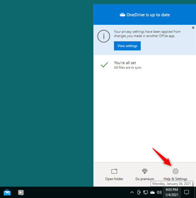 How to change OneDrives location in Windows 10