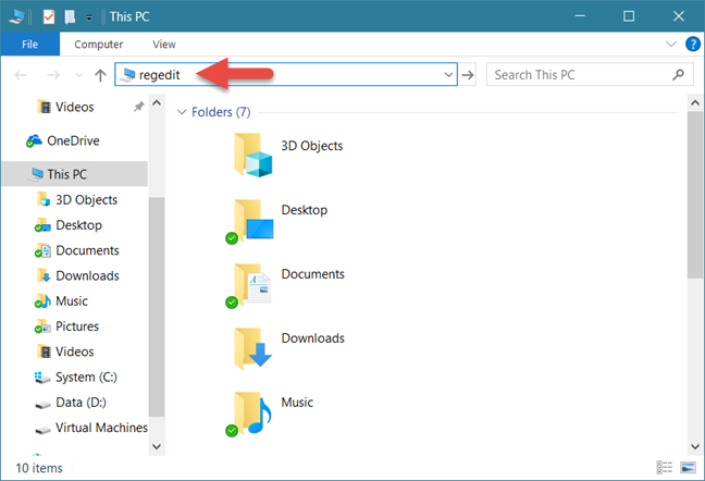 7 ways to start the Registry Editor as admin, in Windows