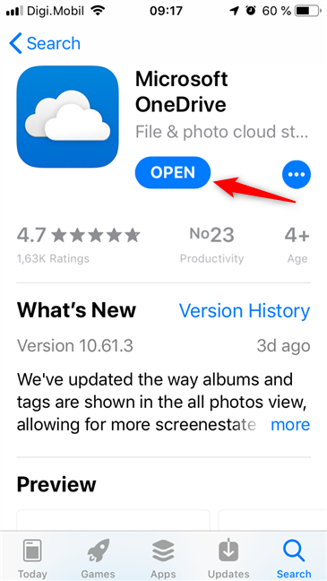 How to add, open, and configure OneDrive on an iPhone or iPad