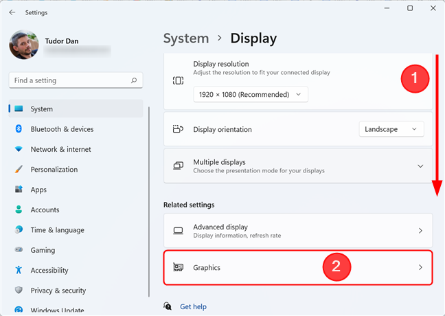 How to choose the default GPU for games or apps in Windows 11