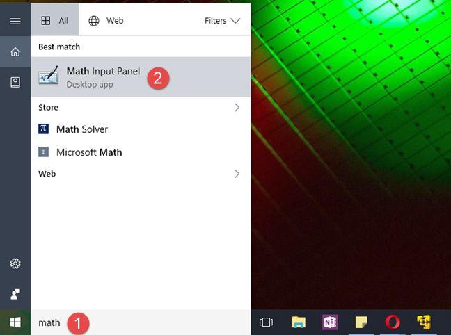 How to do math with the Math Input Panel in Windows