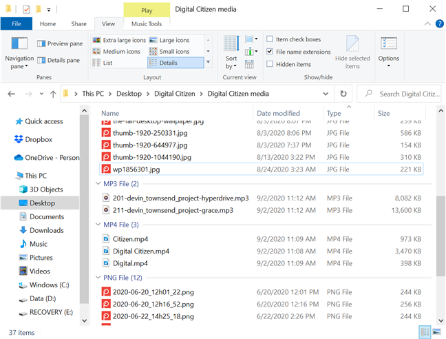 How to sort, group, and filter files & folders in Windows 10s File Explorer