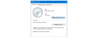 Cum se schimbă ora pe Windows 10 (și setările aferente)