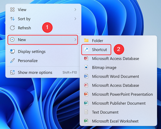 How to create shortcuts for files, folders, apps, and web pages in Windows