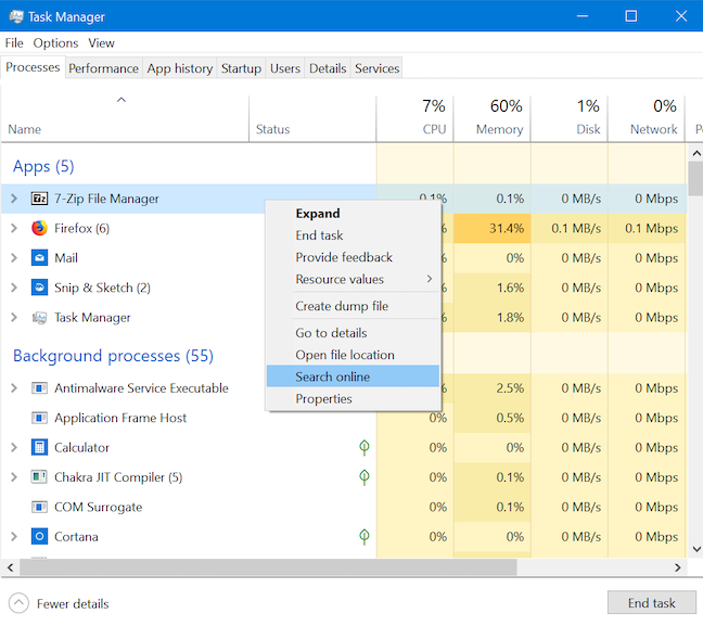 11 ways to manage running processes with the Task Manager in Windows 10