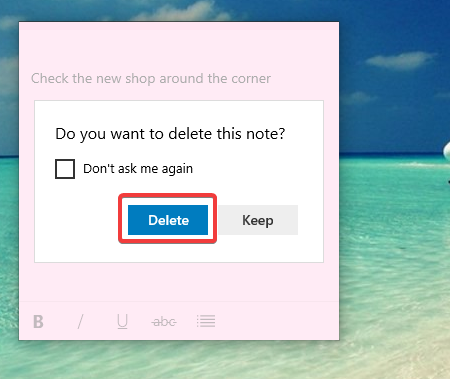 How to use Sticky Notes in Windows 10