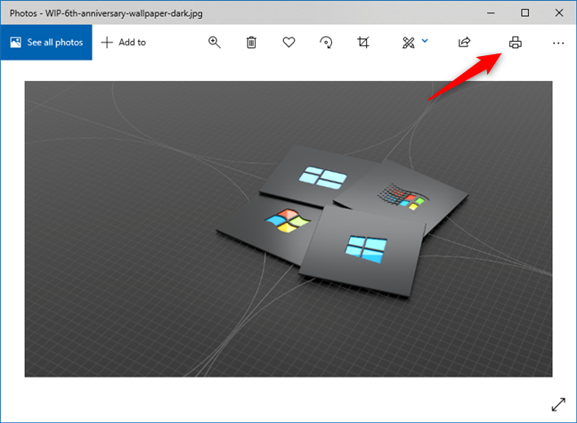 How to print on Windows (Ctrl + P)