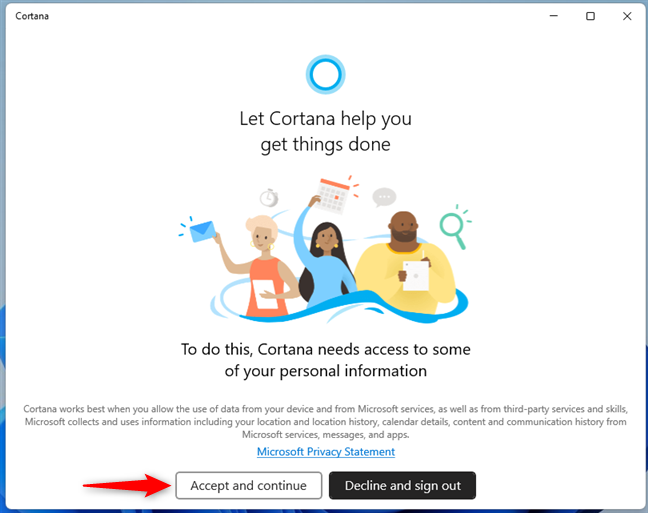 How to start using Cortana in Windows 11 or Windows 10