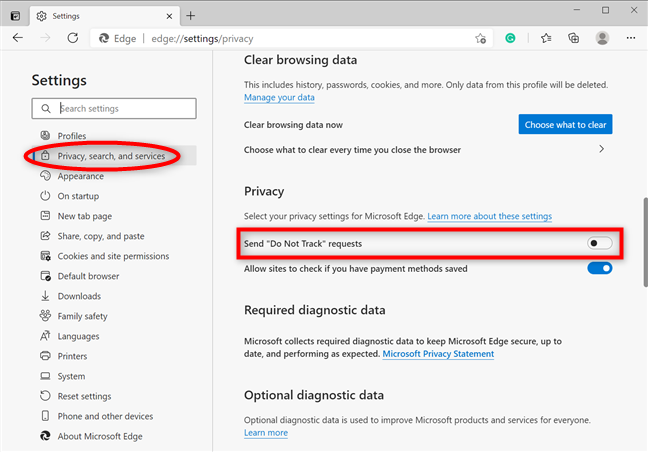 How to enable Do Not Track in Chrome, Firefox, Edge, and Opera