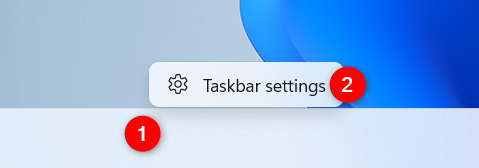 How to add or remove icons from the taskbar in Windows 11