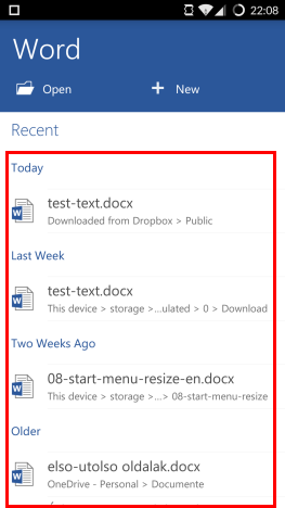 How To Open Documents In Microsoft Word For Android