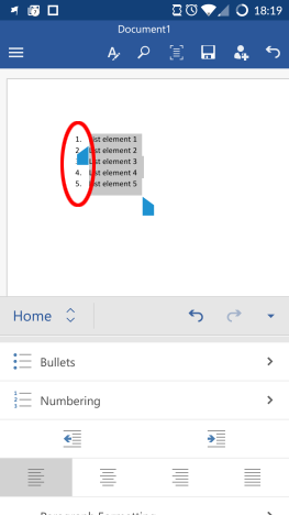 How To Create Lists In Microsoft Word For Android