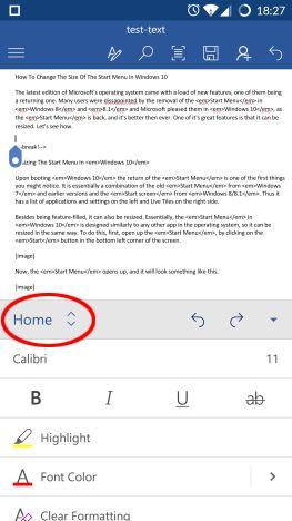 How to add and edit pictures and shapes, in Microsoft Word for Android